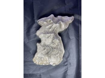 Ashtray In The Shape Of An Island, Vintage