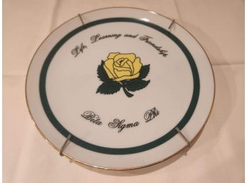 Vintage Beta Sigma Phi Sorority Plate