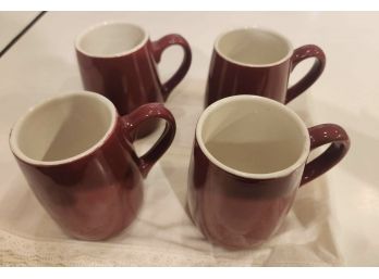 Coors Porcelain Mugs, Set Of 4