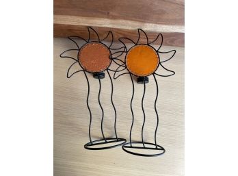 2 Sun Votive Holders