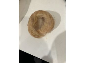 Vintage 1950's Beige Feathered Head Band