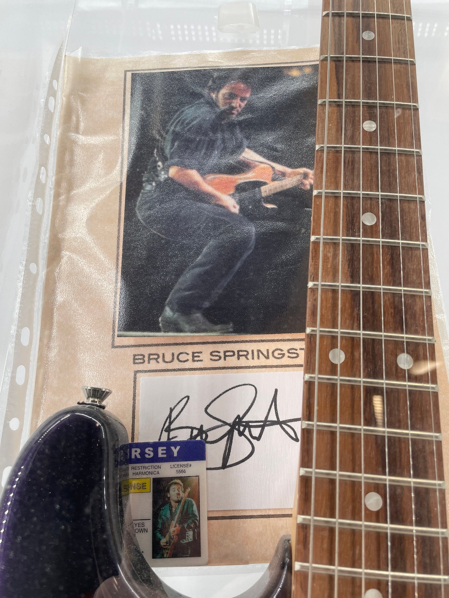 Bruce Springsteen And The E Street Band Autographed Electric Guitar ...