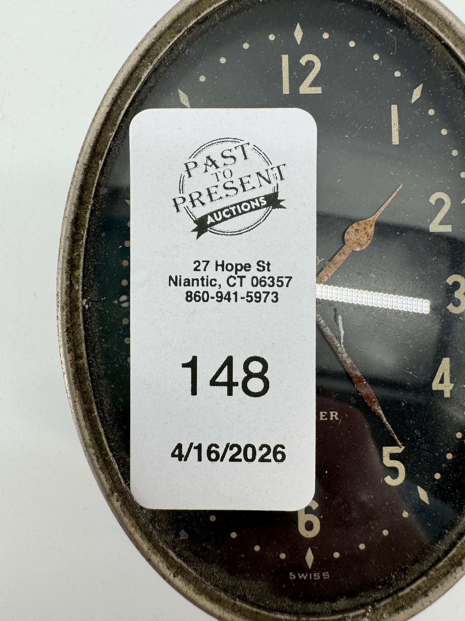 Used Clock Vintage Jaeger 8-day Dashboard Clock, Commonly Used In Luxury ...