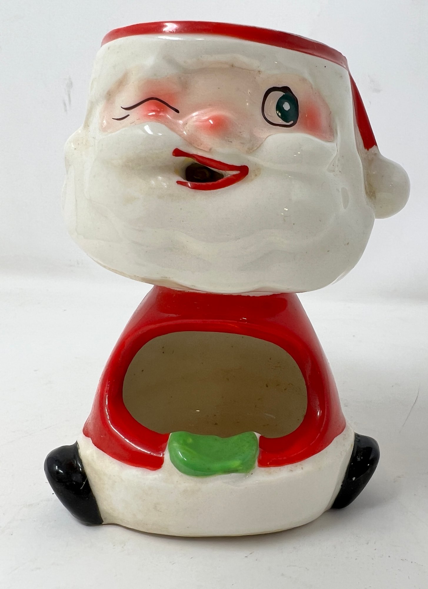 Vintage Holt Howard Cigarette Holder And Ashtray Santa 1959 #65971