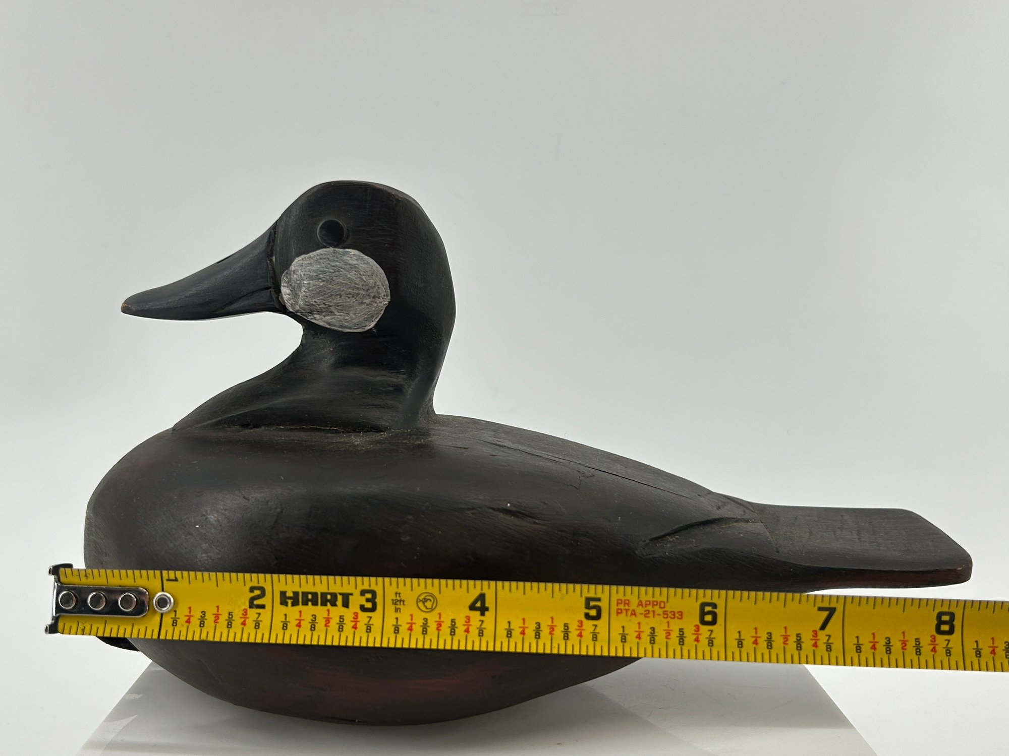 Carved Wooden Duck Decoy By W.d. Sarni, Hingham, MA #178657 ...