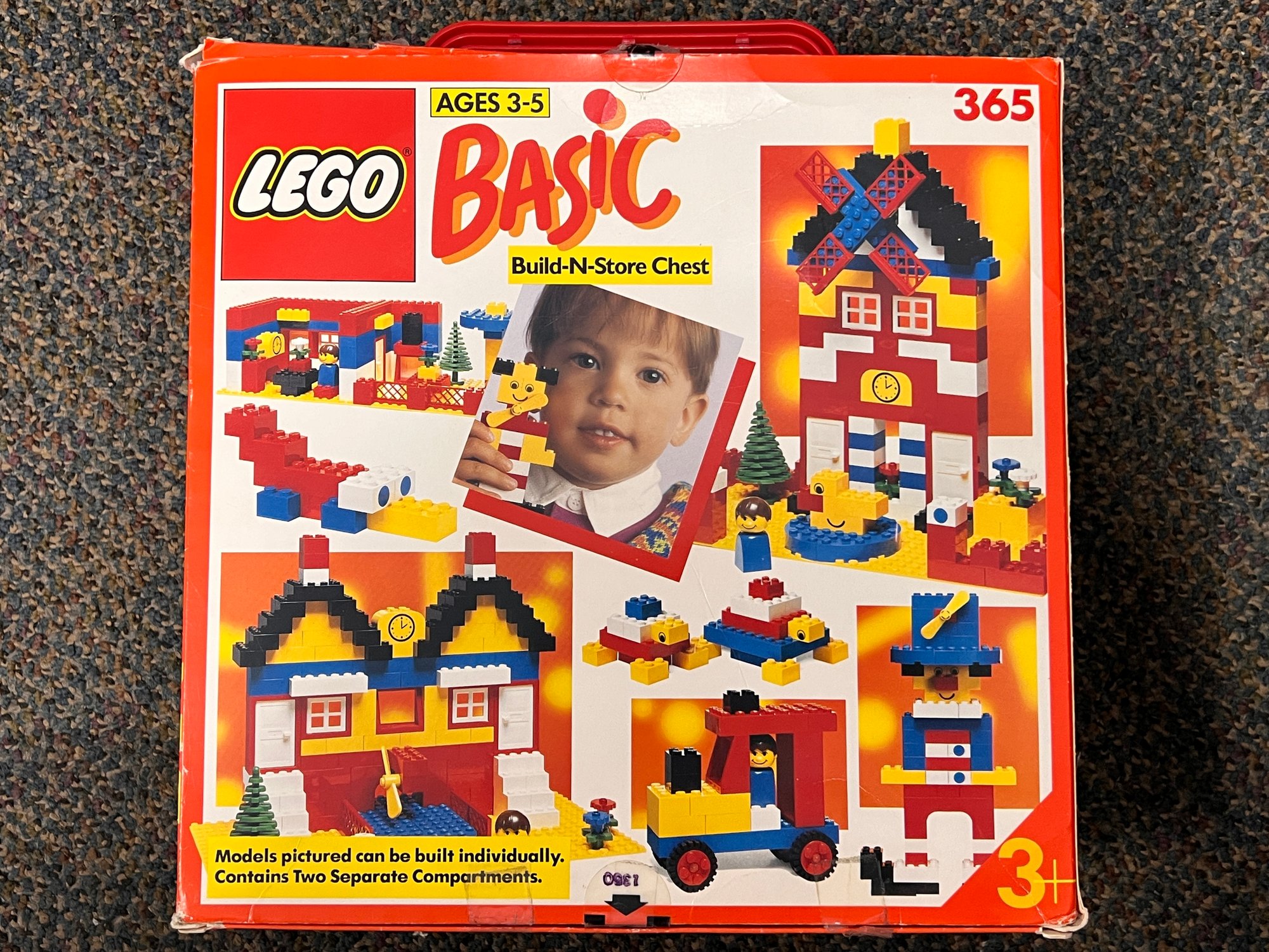 Vintage Lego Basic Build N Store Chest NEW OLD STOCK #110438 ...