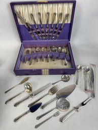 Sterling Silver Flatware Set In Box (78.5oz)