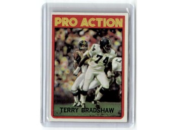 1972 Topps #120 Terry Bradshaw Football Pittsburgh Steelers ...