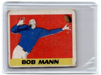 1948 LEAF FOOTBALL BOB MANN # 44