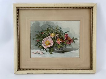 'Wild Azaleas And Wild Roses No. 3' By Annie C. Nowell