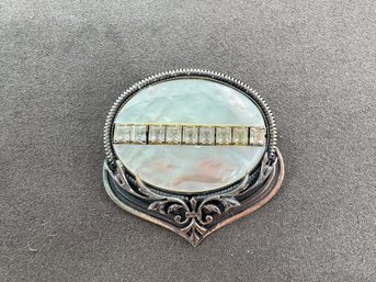 Vintage Ermani Bugatti Art Deco Designer Brooch