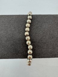 Sterling Beaded Bracelet, 15.59 G