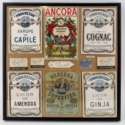 Framed 'forgotten LABELS' From The Portuguese Brand A Vida Portuguesa