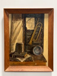 20th Century Oil On Board Still Life Signed