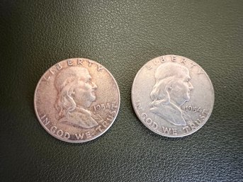1954 Franklin Half Dollars