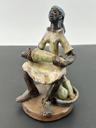 Earthenware Figurine From Antigua Pottery
