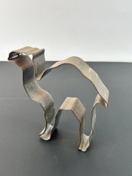 Vintage Tin Camel Cookie Cutter