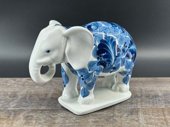 Cardinal Fine Porcelain Elephant Figurine