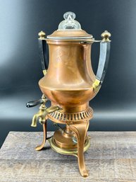 Antique Copper Coffee Percolator