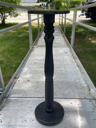 Vintage Wooden Plant Stand Pedestal