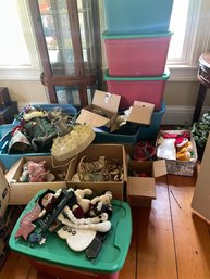 MASSIVE Lot Of Christmas Decor - Some Vintage Christmas