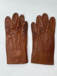 Vintage Bacmo Make Kids Leather Gloves