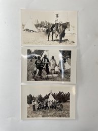 Vintage Real Photo Postcards Depicting Native American