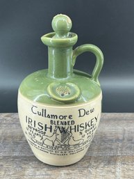 Vintage Tullamore Dew Irish Whiskey Ceramic Flagon