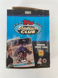 1991 Topps Stadium Club NHL Hockey Hobby Box