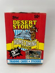 1991 Topps Desert Storm Series 3: Homecoming Edition Box