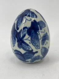 Signed Chinoiserie Easter Egg