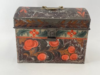 Antique Toleware Document Box