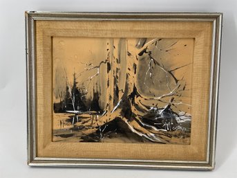 Vintage Mixed Media Signed Richard Wagner