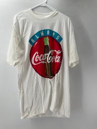 Vintage 'Always Coca Cola Coke' T Shirt Men's XL
