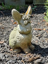 Concrete Bunny Garden Statue