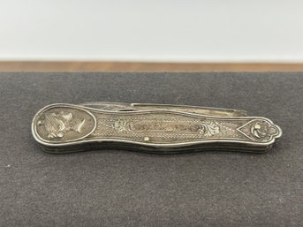Victorian Silver Gentleman's Fruit Knife