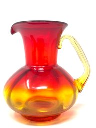 Blenko Amberina Glass Pitcher