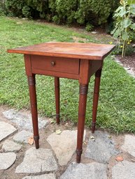 Early One Drawer Stand With Original Surface