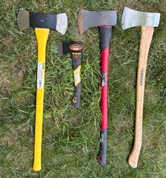 Lot Of Axes And A Hatchet
