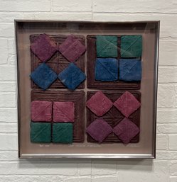 Signed Numbered Mixed Media Art 'Post Modern Hieroglyphs' 6250