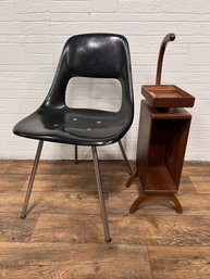 Vintage Mid Century Modern Molded Fiberglass Chair, Sturgis Posture Chair Co