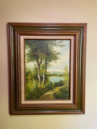 Framed Landscape Painting