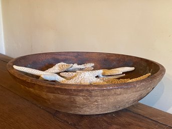 Primitive Wood Turned Bowl