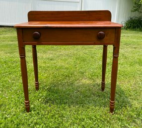 Antique Pine One Drawer Stand