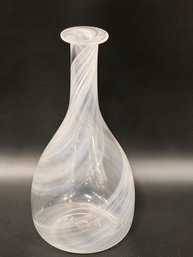 Handblown Signed Art Glass Decanter