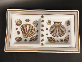 Georges Briard Signed Shell Dish