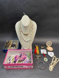 Costume Jewelry And Misc Lot