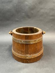 Vintage Wooden Pail
