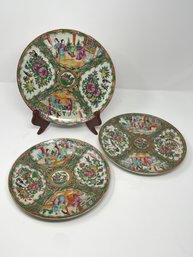 Antique Chinese Famille Rose Medallion Dishes