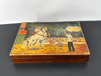 Antique Circus Themed Puzzle W/ Original Box